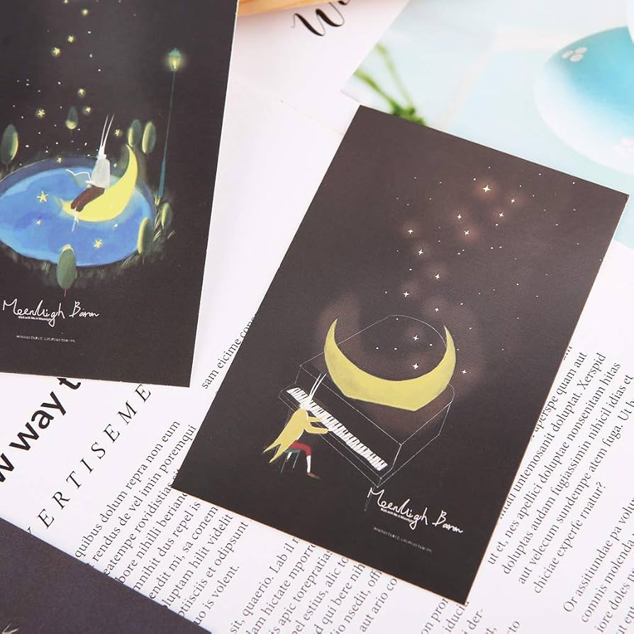 Amazon.co.jp: TAIYANBESTT30Piecesヴィンテージルミナスポストカード